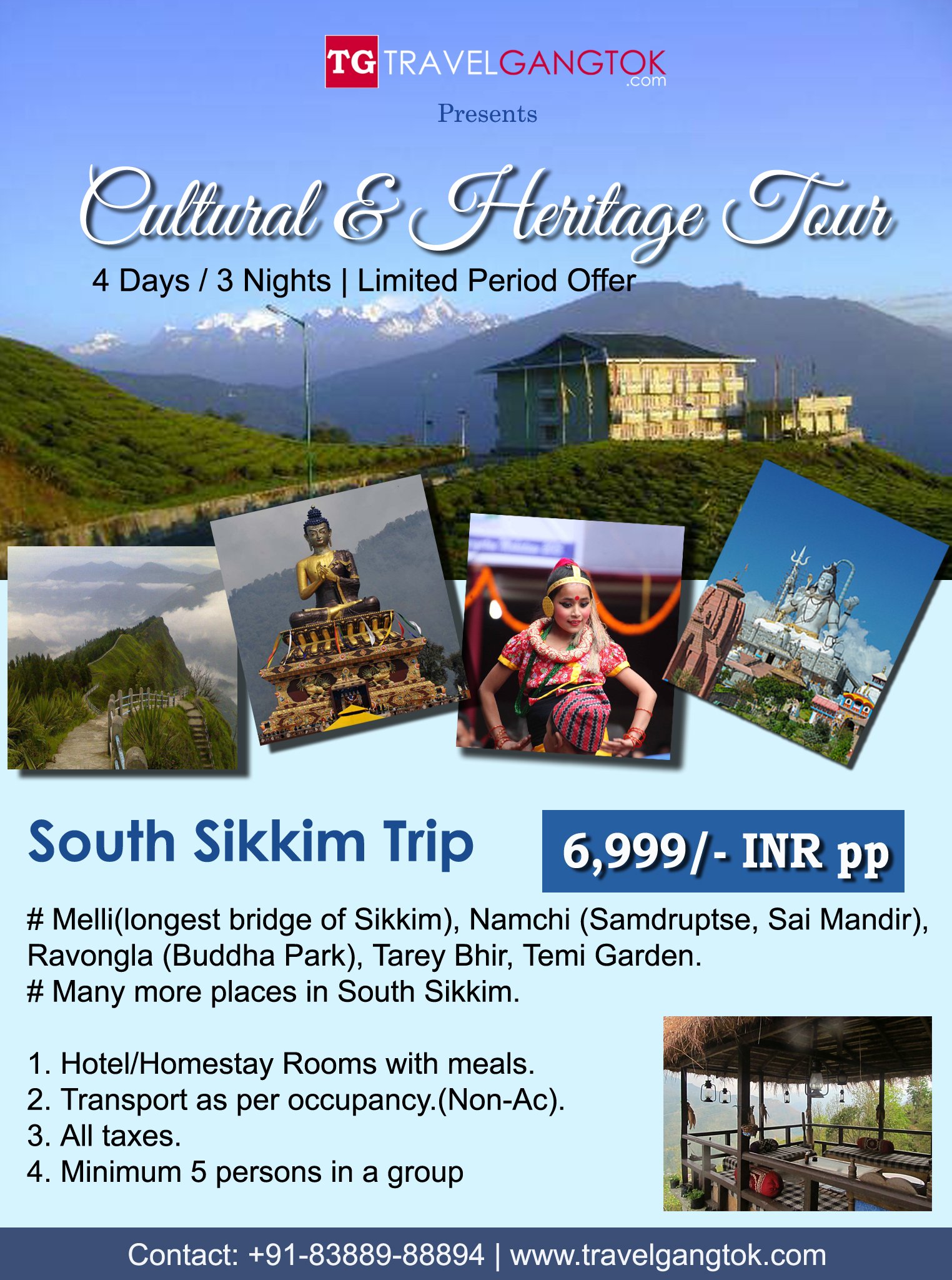 sikkim tourism packages price